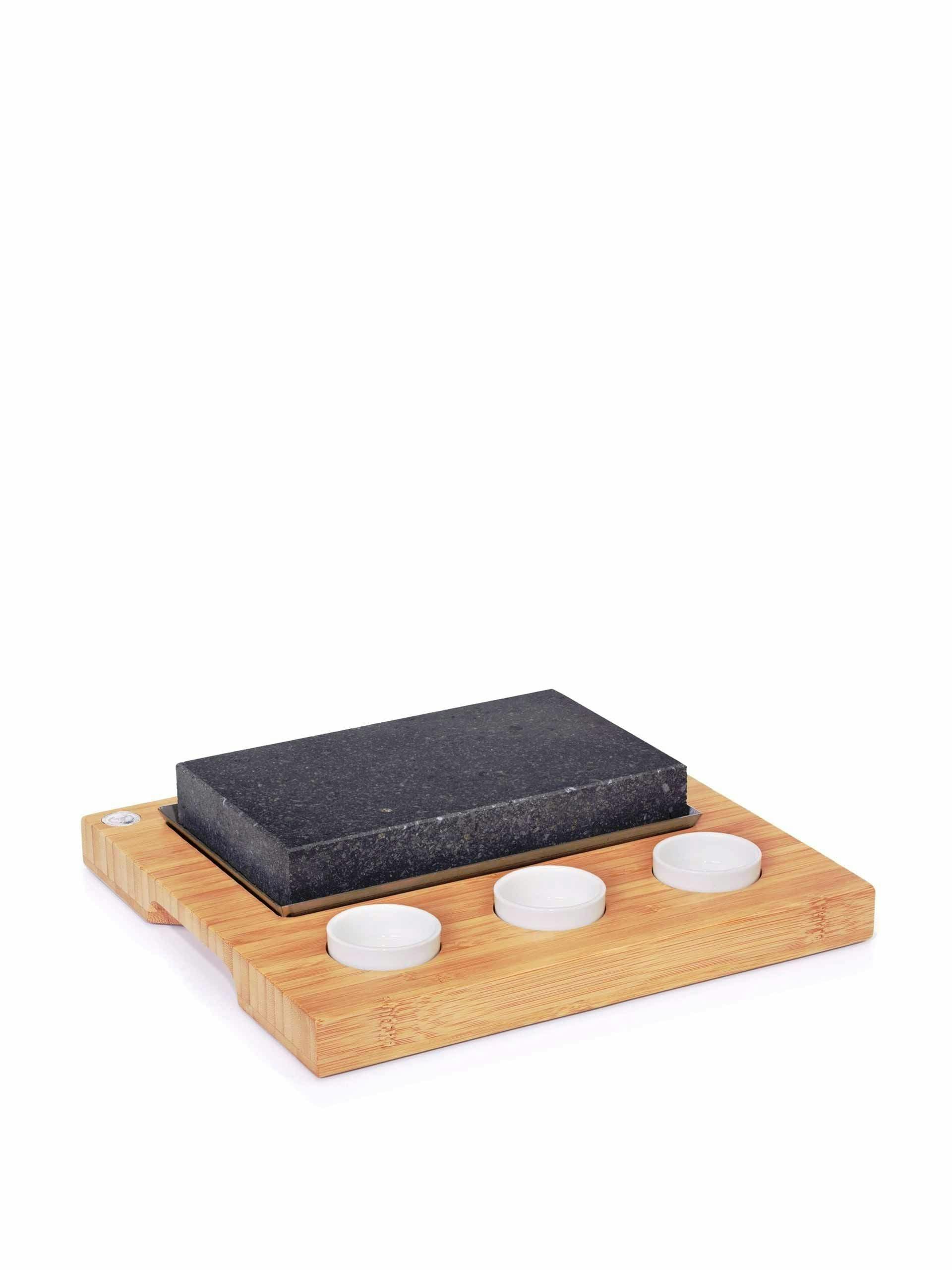 Hot stone cooking set