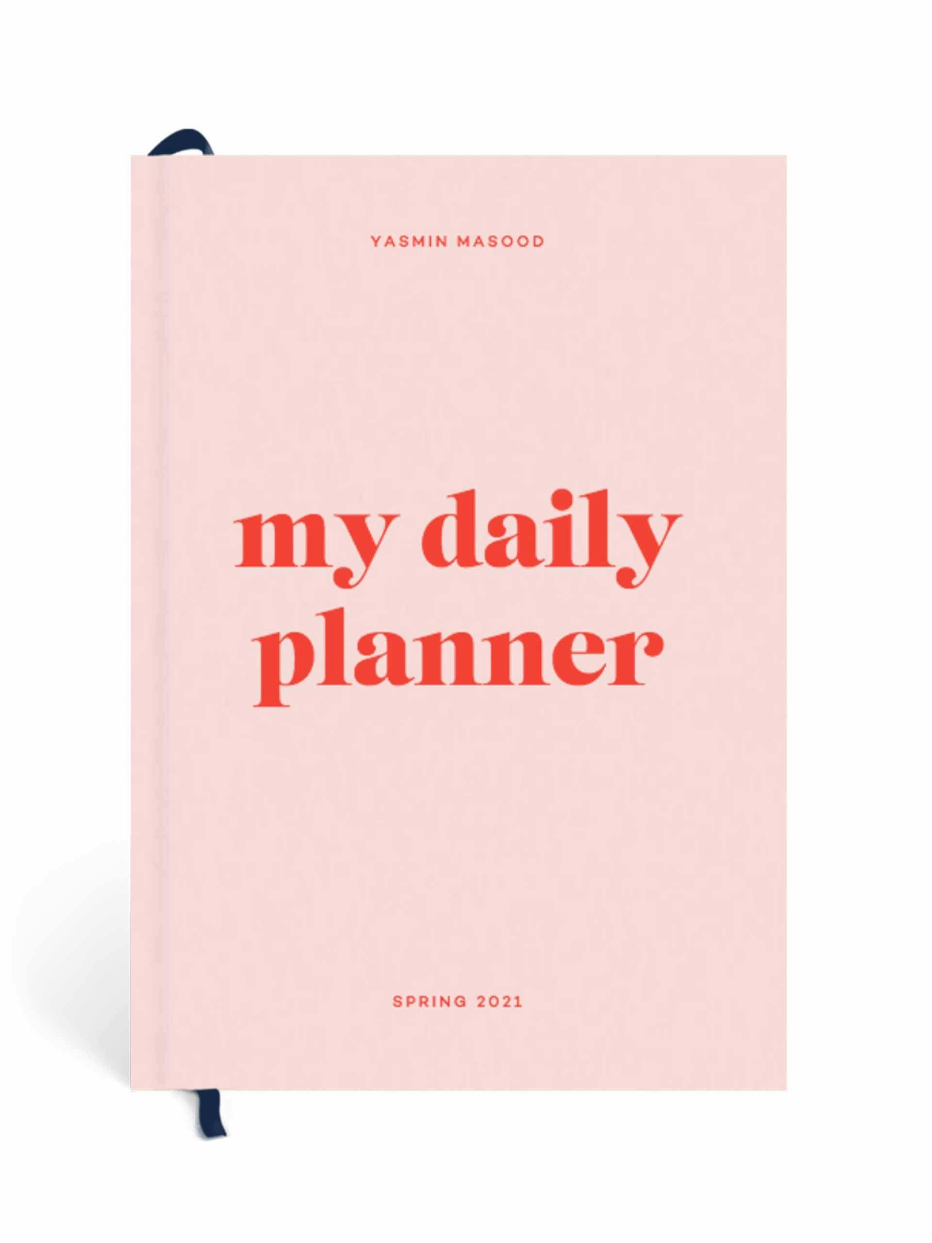 Pink daily planner