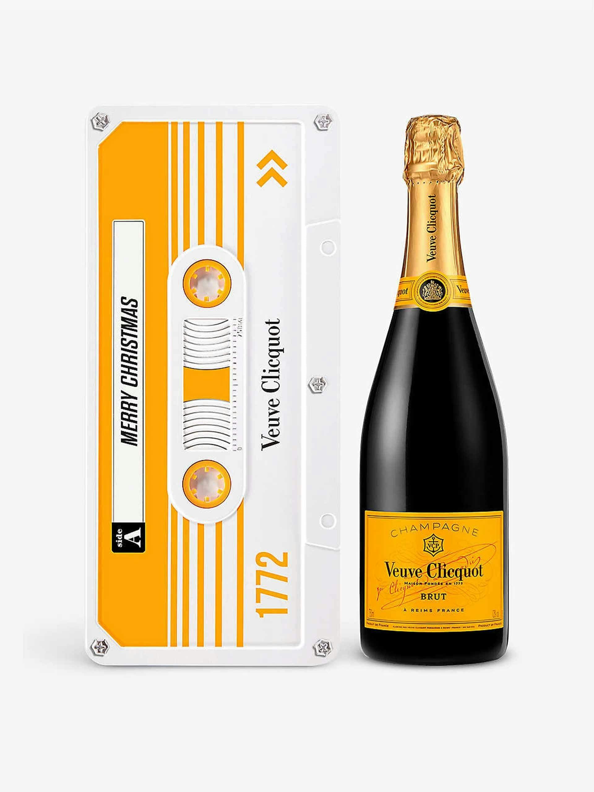 Champagne with personalised tin