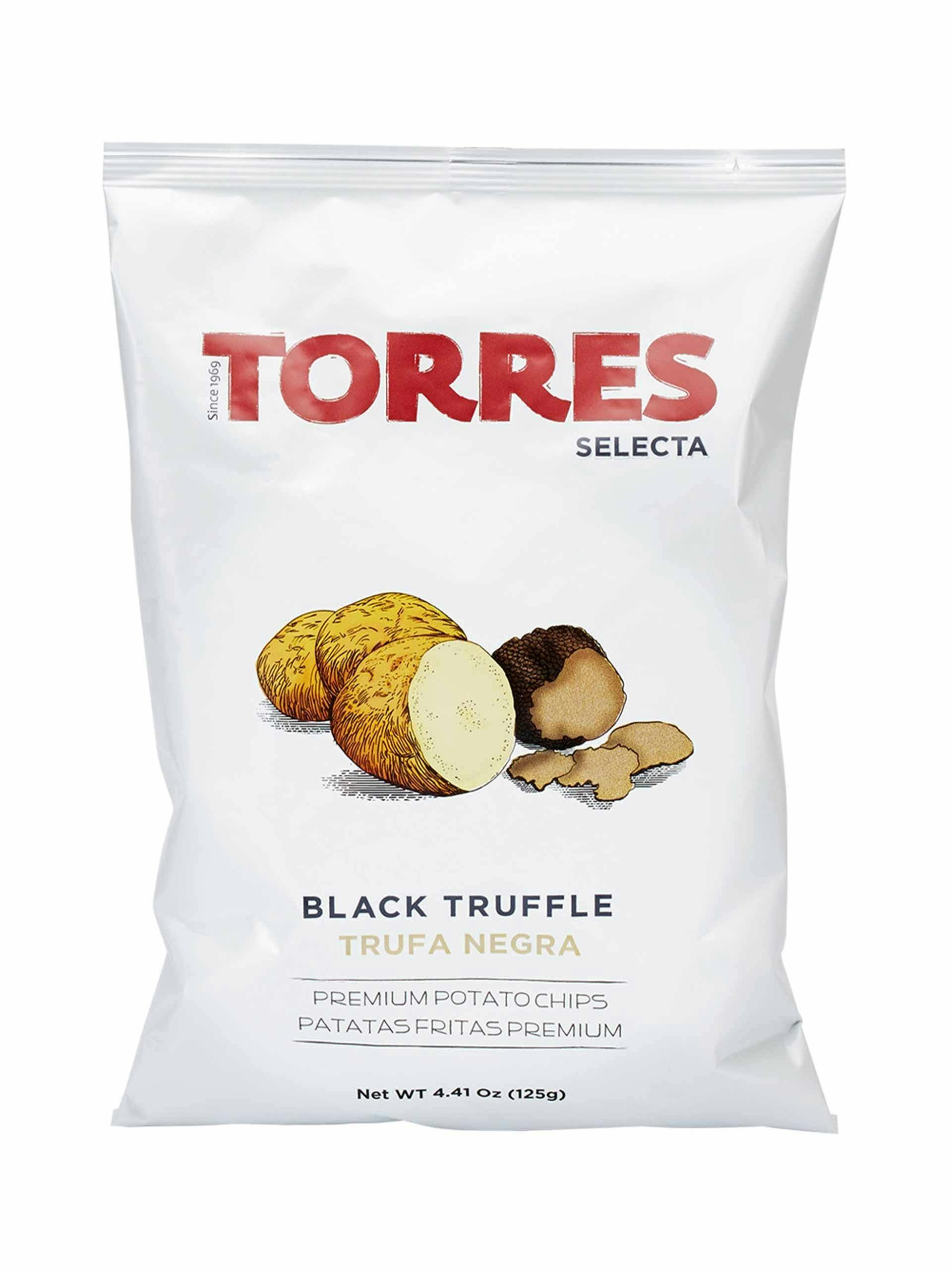 Black truffle crisps