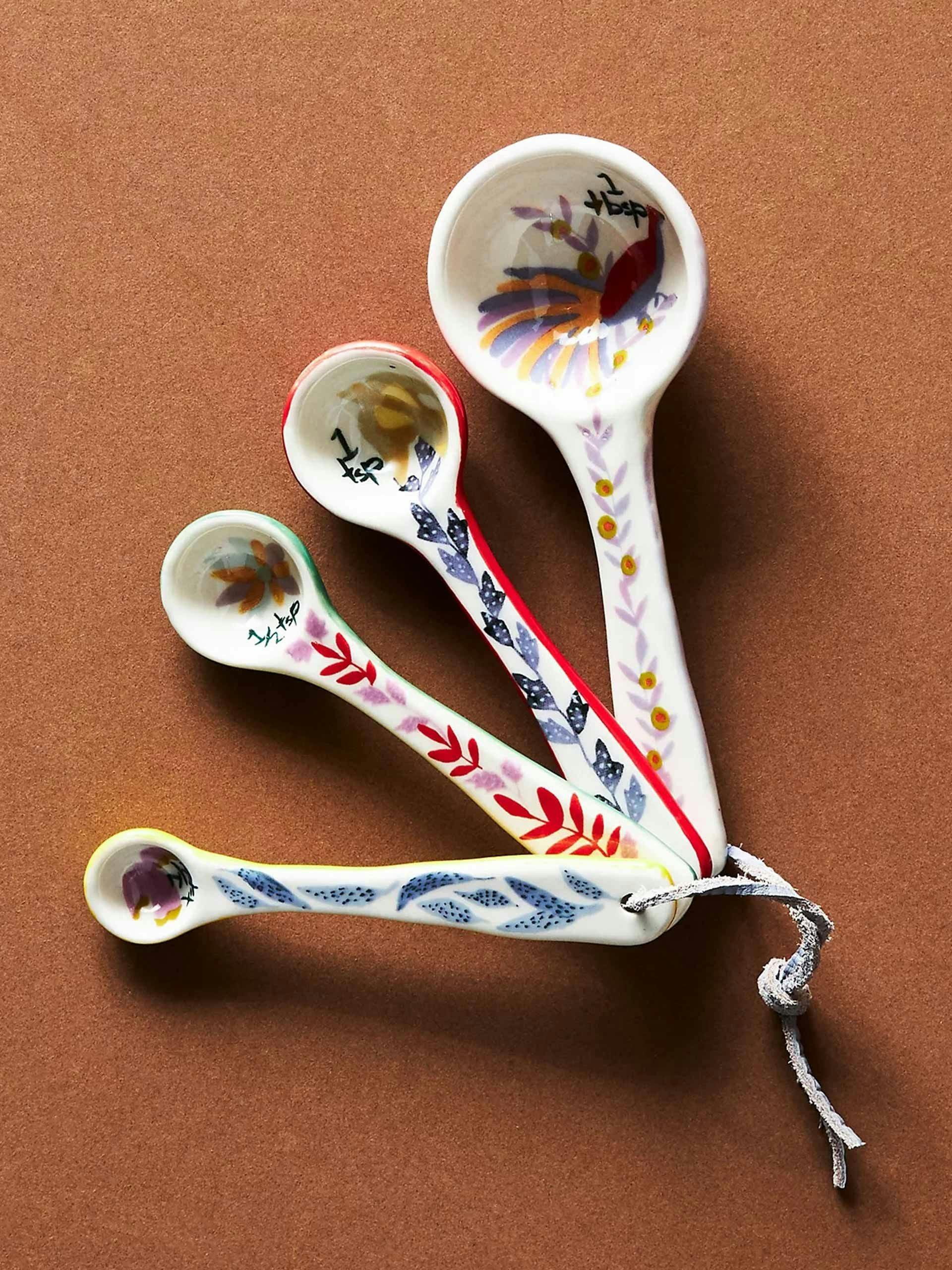 Handpainted measuring spoons