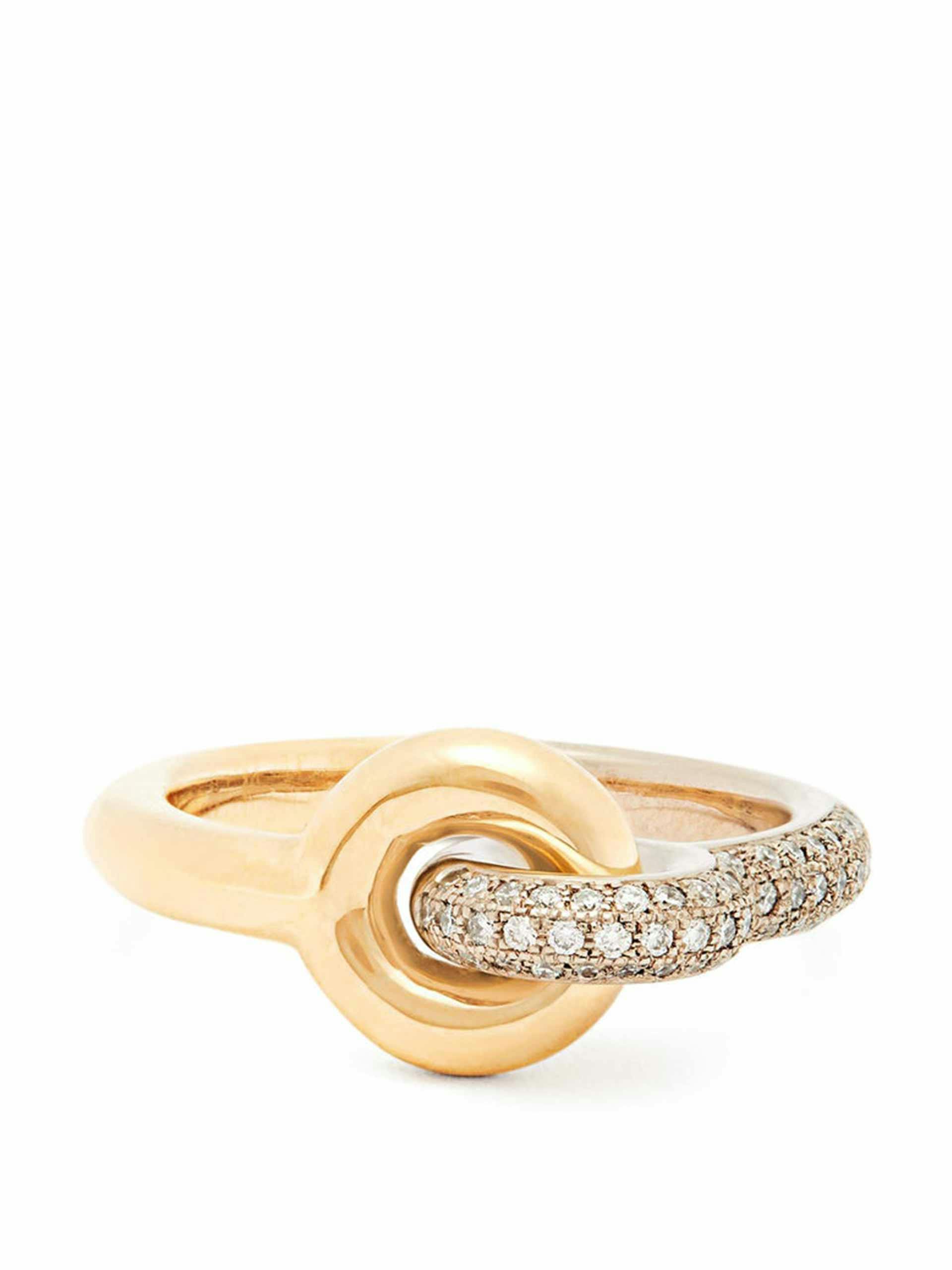 Diamond and 18kt gold ring