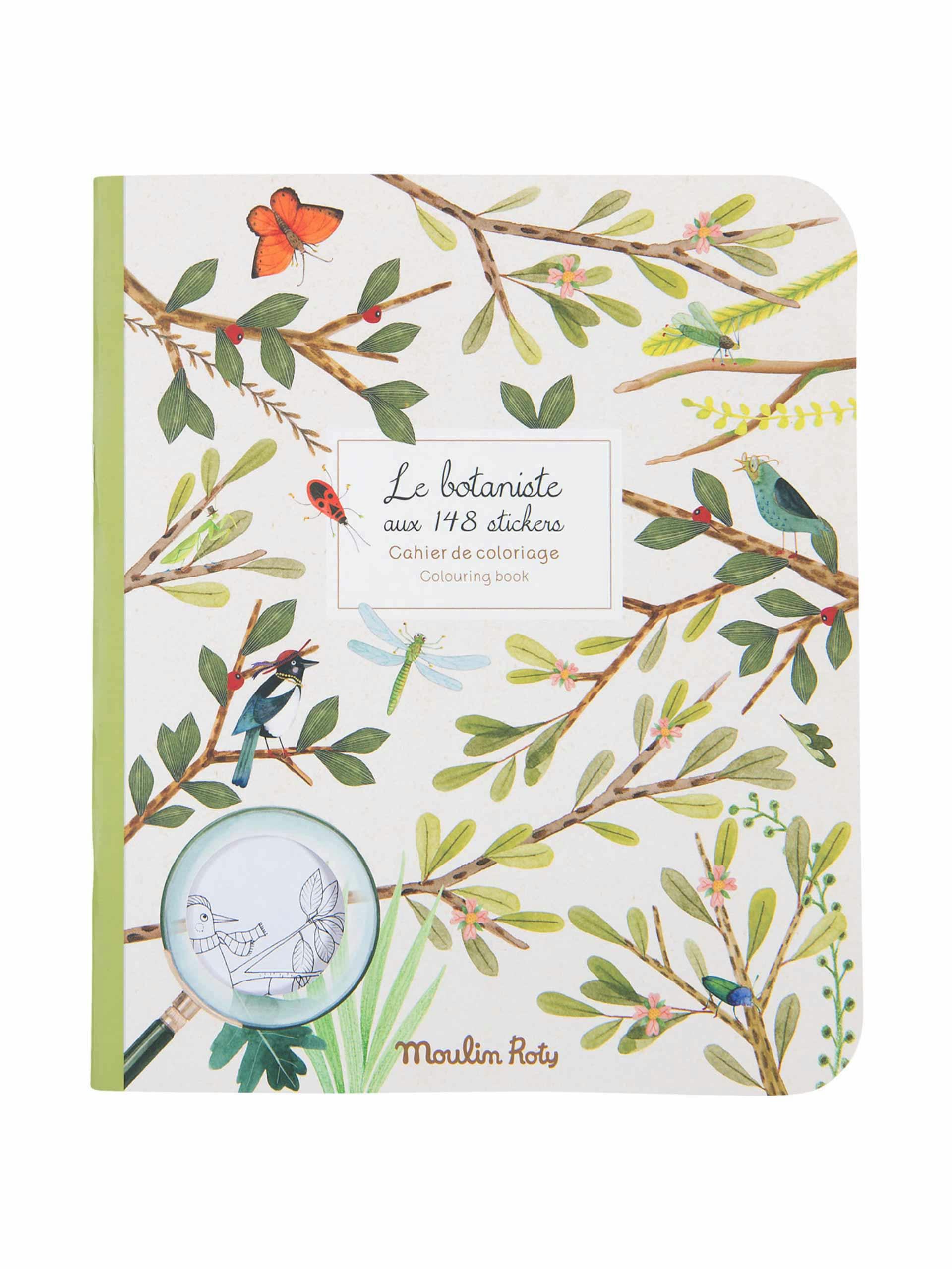 Botanist colouring and sticker book