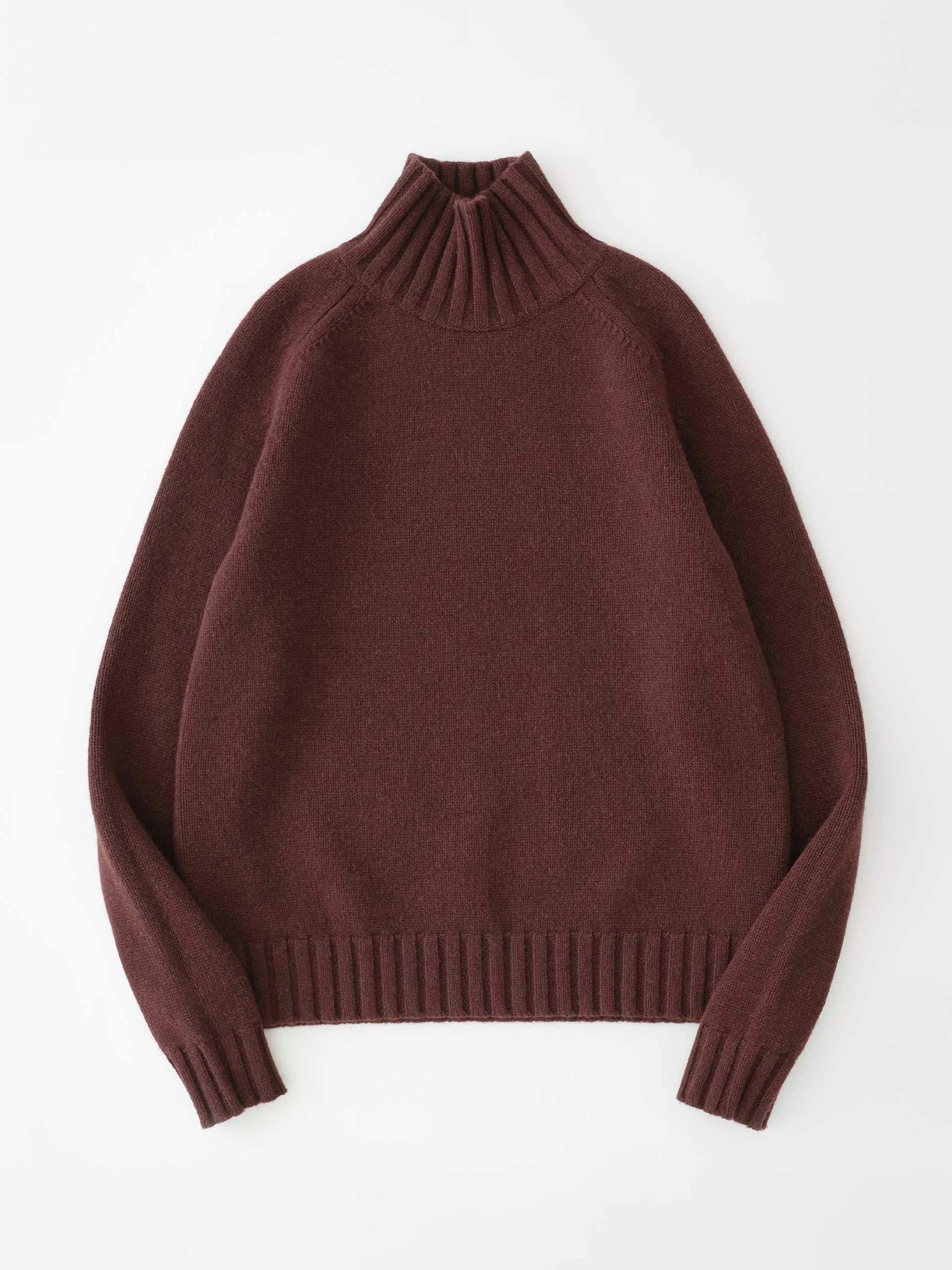 Brown knit jumper