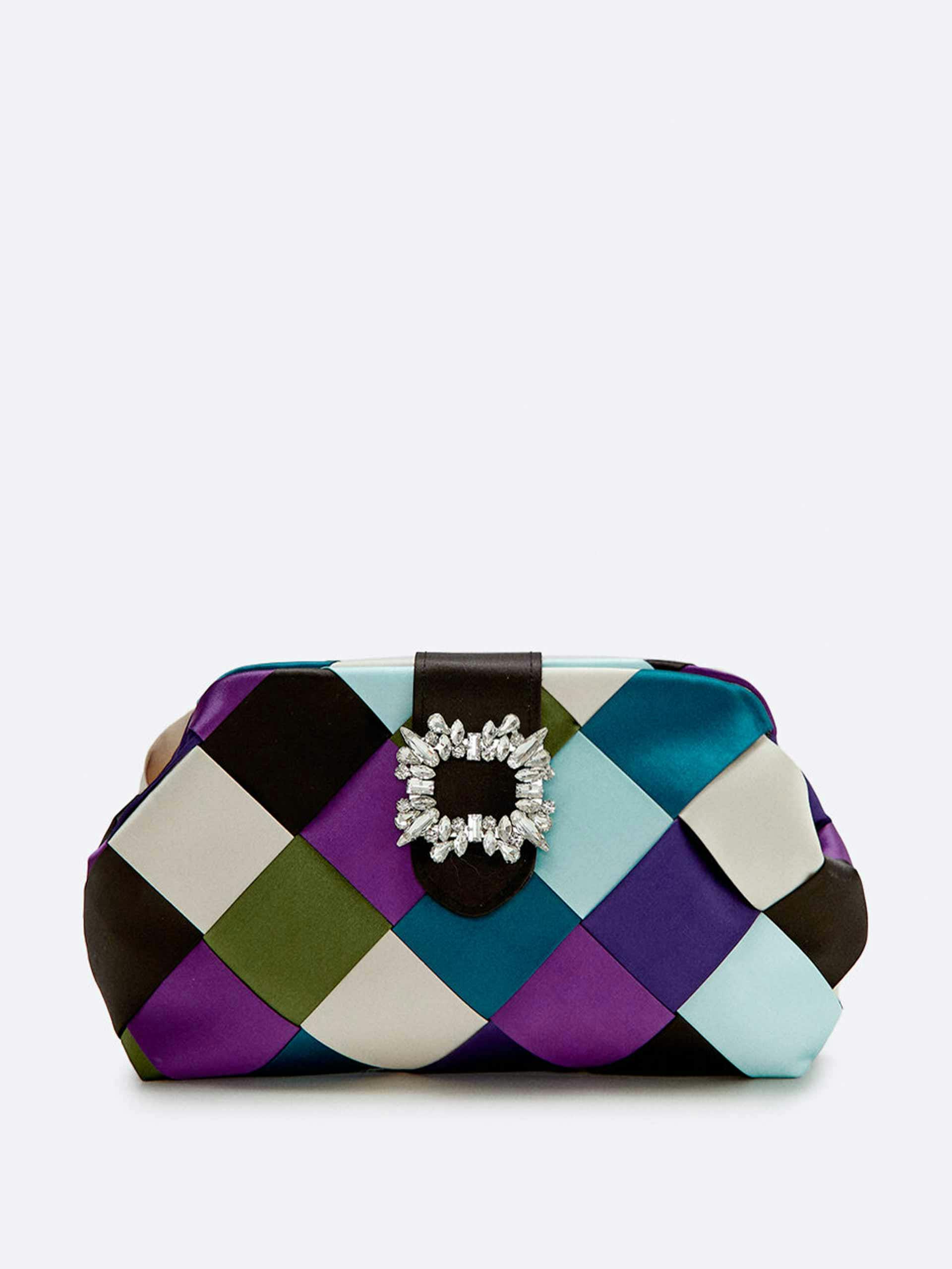 Multicoloured woven bag