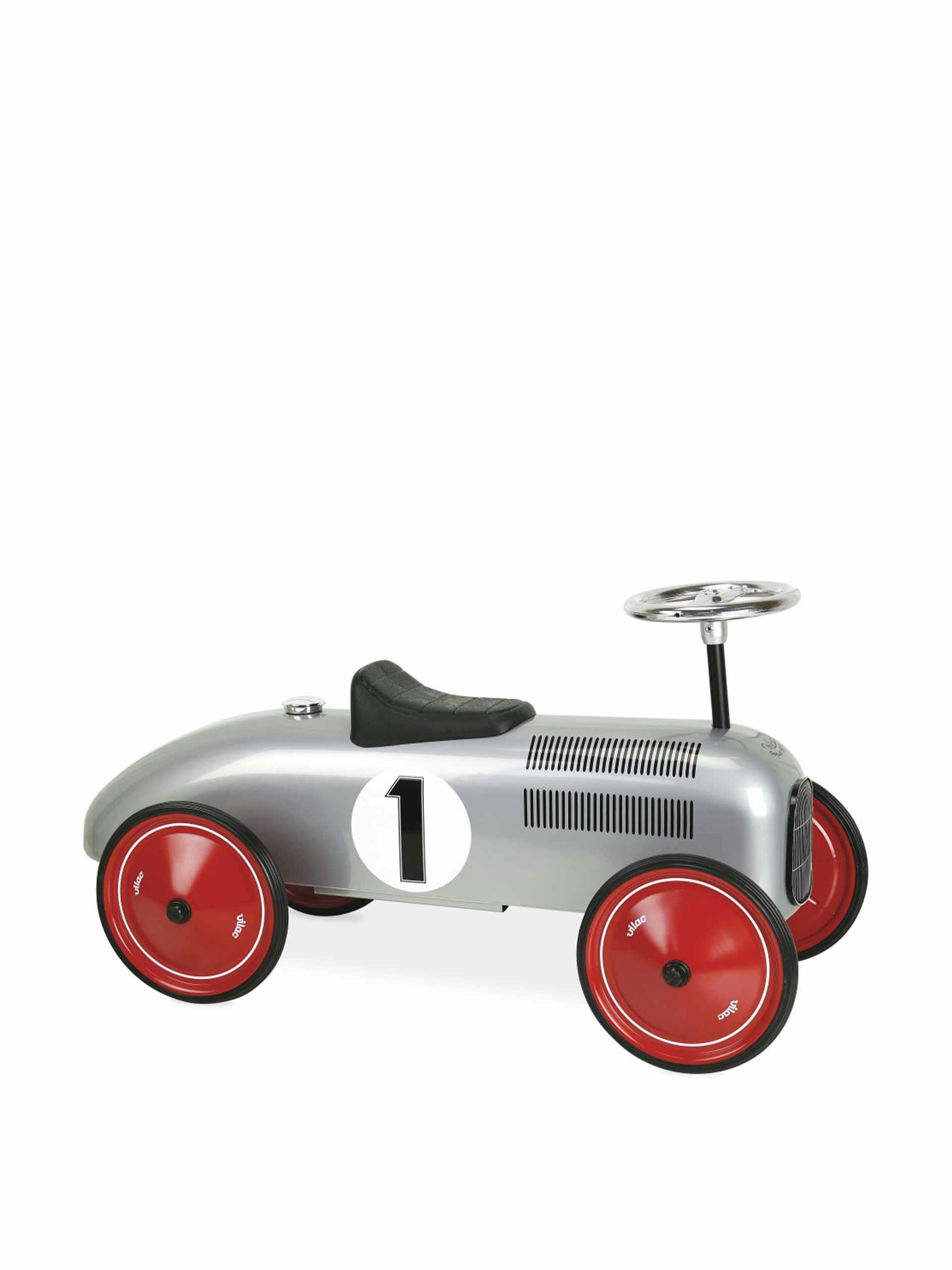 Metal grey toy car